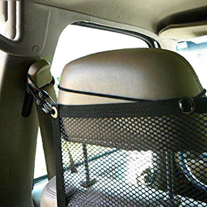 115x62cm Car Dog Isolation Net Pet Adjustable Oxford Net Car Anti-dirty Pad Safety Pet Protect Storage Car Accessories