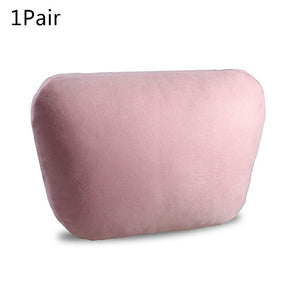 2 Pcs Car Headrest Maybach Design S-Class Ultra Soft Pillow Suede Fabric Comfortable For Mercedes-Benz