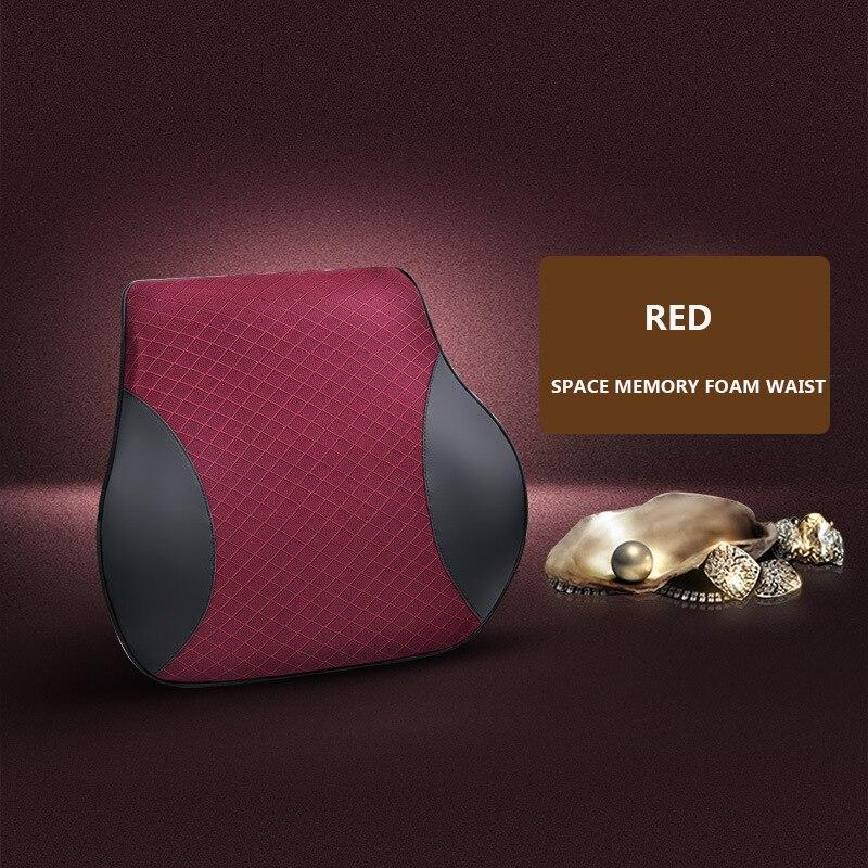 Car Neck Headrest Pillow Cushion Auto Seat Head Support Neck Protector Automobiles Lumbar Support Memory Cotton Car Accessories