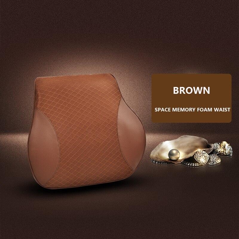 Car Neck Headrest Pillow Cushion Auto Seat Head Support Neck Protector Automobiles Lumbar Support Memory Cotton Car Accessories