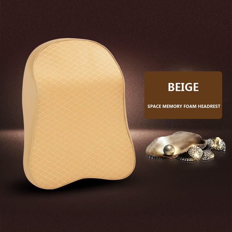 Car Neck Headrest Pillow Cushion Auto Seat Head Support Neck Protector Automobiles Lumbar Support Memory Cotton Car Accessories