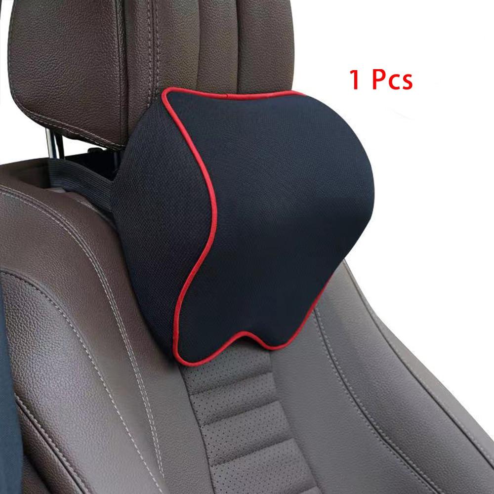 Car Neck Headrest Pillow Cushion Car Seat Head Support Neck Protector Automobiles Seat Neck Restauto Accessories Memory Cotton