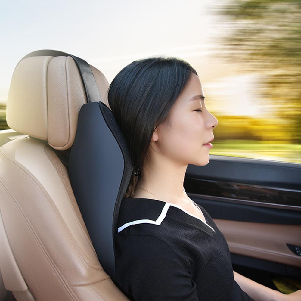 Car Neck Pillow 3D Memory Foam Head Rest Adjustable Auto Headrest Pillow Neck Support Holder Car Interior Accessories