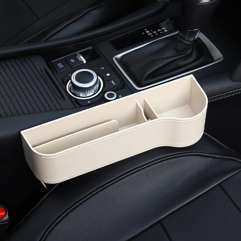 Car Seat Organizer Crevice Storage Box Car Organizer Gap Slit Filler Holder For Wallet Phone Slit Pocket Auto Car Accessories