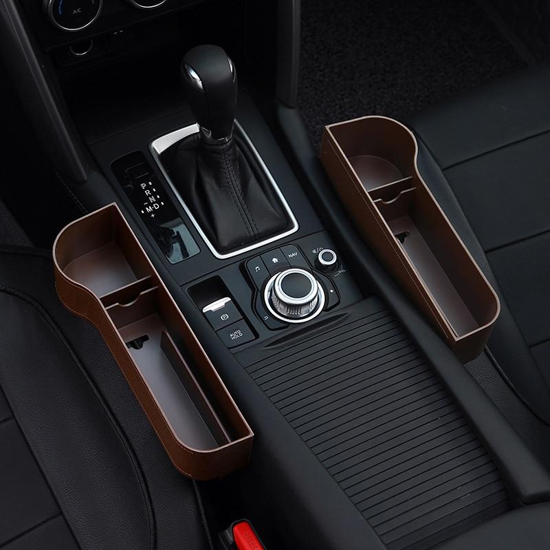 Car Seat Organizer Crevice Storage Box Car Organizer Gap Slit Filler Holder For Wallet Phone Slit Pocket Auto Car Accessories