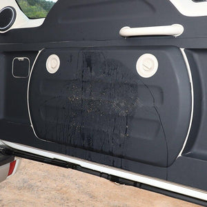 Carbon Fiber Sticker Anti Kick Pad For Mitsubishi Pajero V97V93 V87 12-18 Car Boot Door Protection Pad Car Accessories