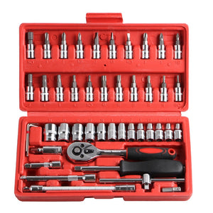 Flex Head Ratcheting Wrench Set Combination Ended Spanner kits  Chrome Vanadium Steel Hand Tools Socket Key Ratchet Wrench set