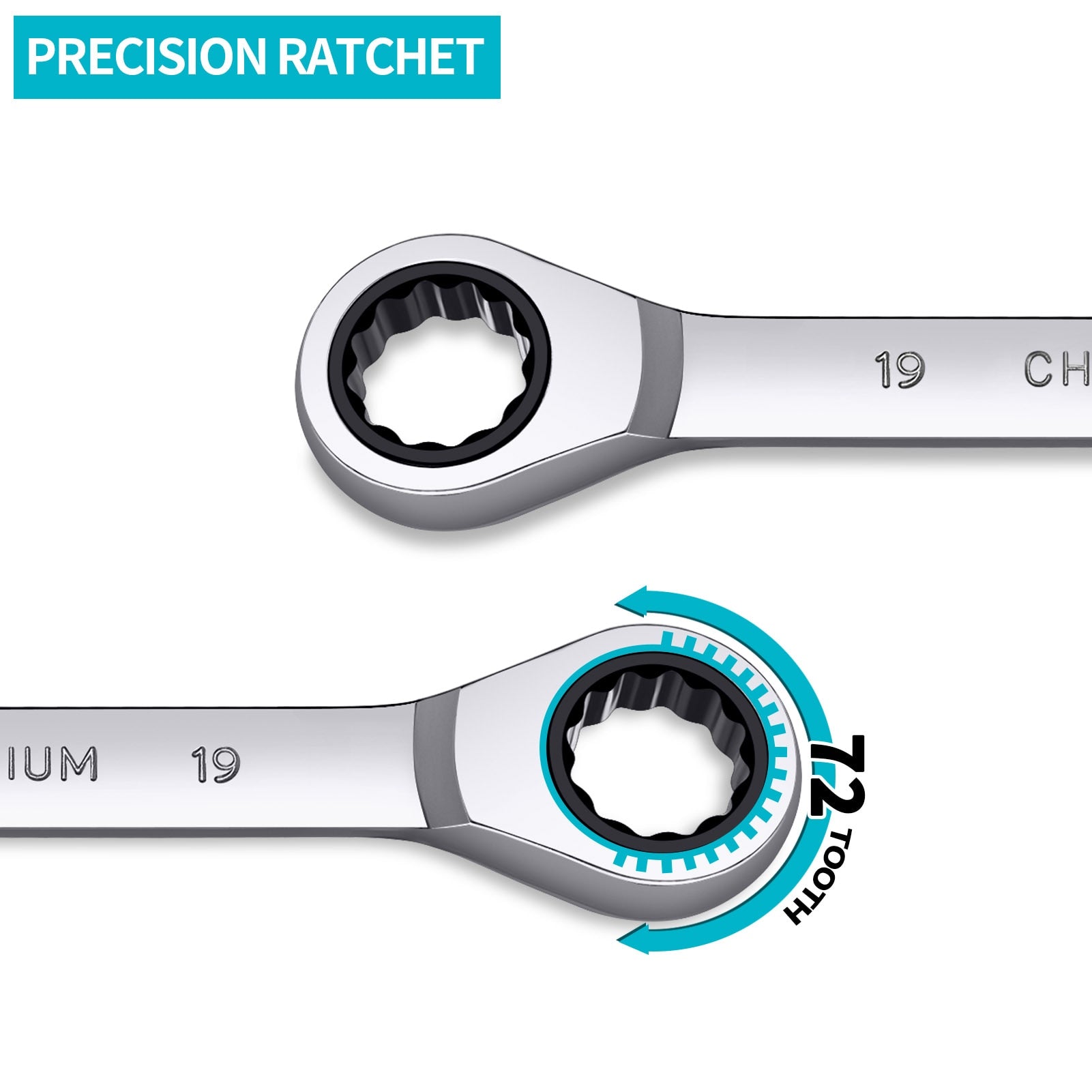 Key Ratchet Wrench Set 72 Tooth Gear Ring Torque Socket Wrench Set Metric Combination Ratchet Spanners Set Car Repair Tools