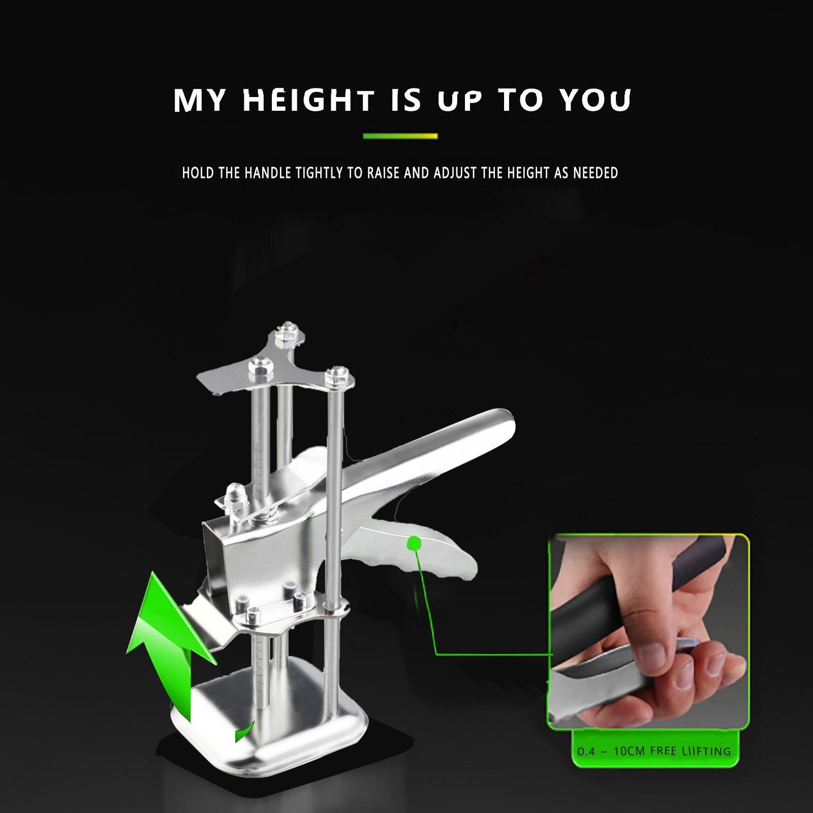 Labor-saving Arm Door Use Board Lifter Cabinet Jack Multifunctional Plaster Sheet Repair Anti Slip Hand Tool Herramientas