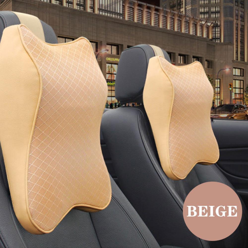 Universal Car Neck Pillow Seat Rest Massage Head Restraint 3D Memory Foam Cushion Vehicular Seat Headrest Accessories Wholesales