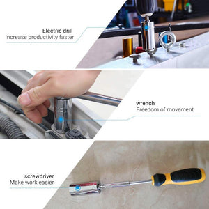 Universal Socket Grip 7-19mm Torque Wrench Head Universal Sleeve Multi-Function Ratchet Wrench Power Drill Adapter